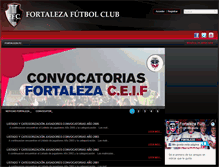 Tablet Screenshot of fortalezafc.com